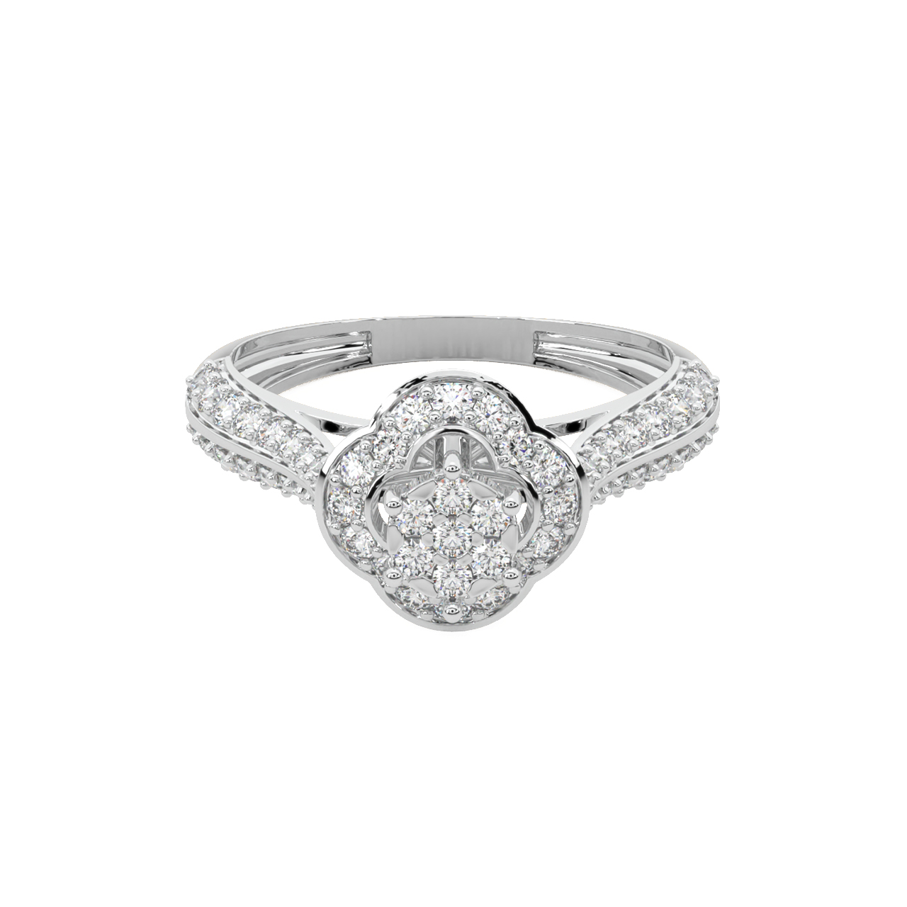 Calvin Round Diamond Engagement Ring